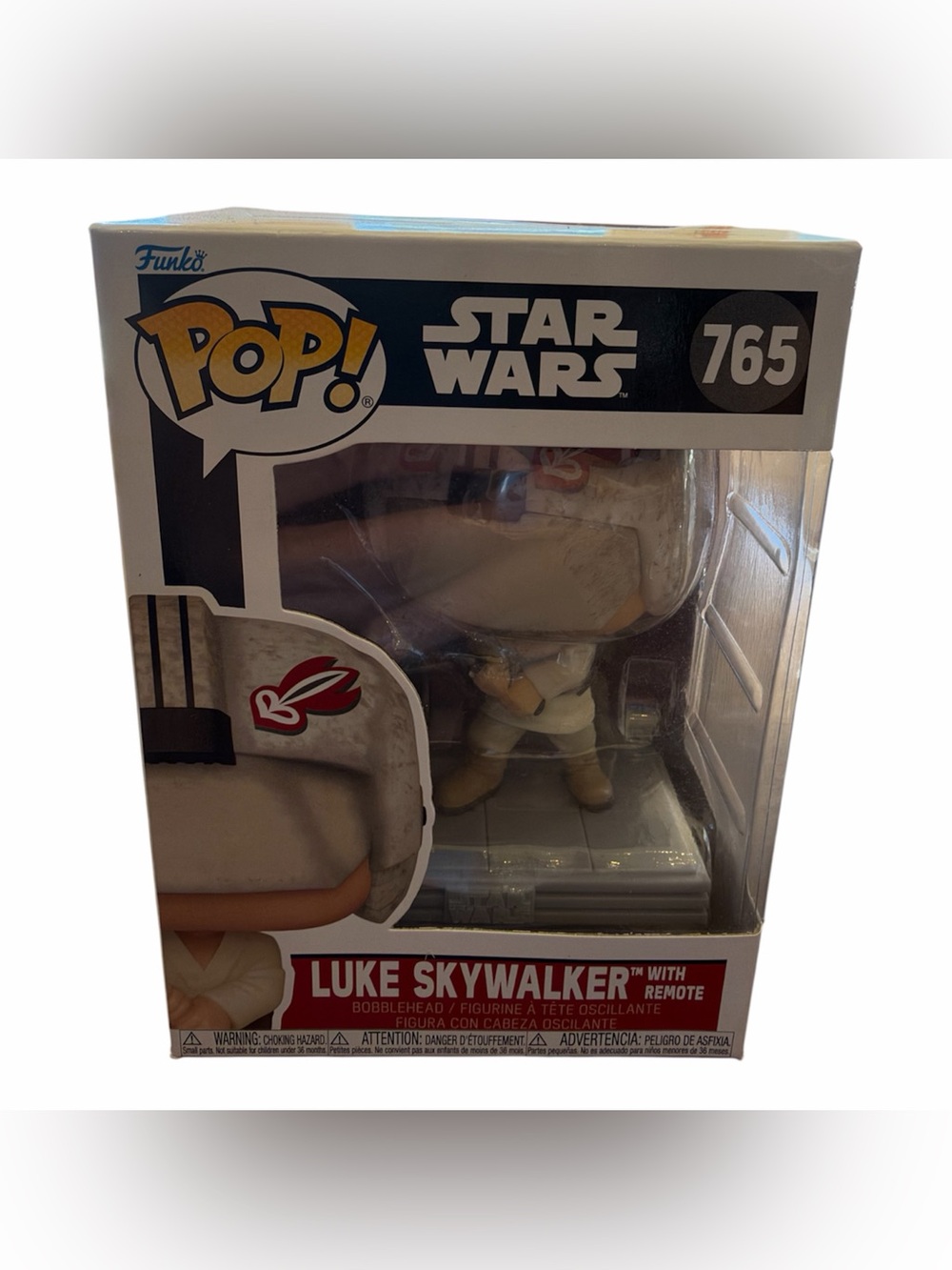 Funko Pop Star Wars Luke Skywalker with Remote Bobblehead 765 - NIB